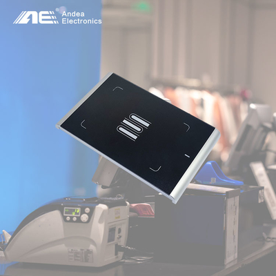 السطح النسيج متطاطي المواد الأكريلية الأسود UHF قارئ RFID للتسوية في المتجر